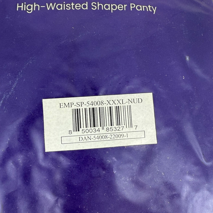 Shapermint Empetua High Waisted Shaper Panty Womens 3XL Nude Stretch Shapewear