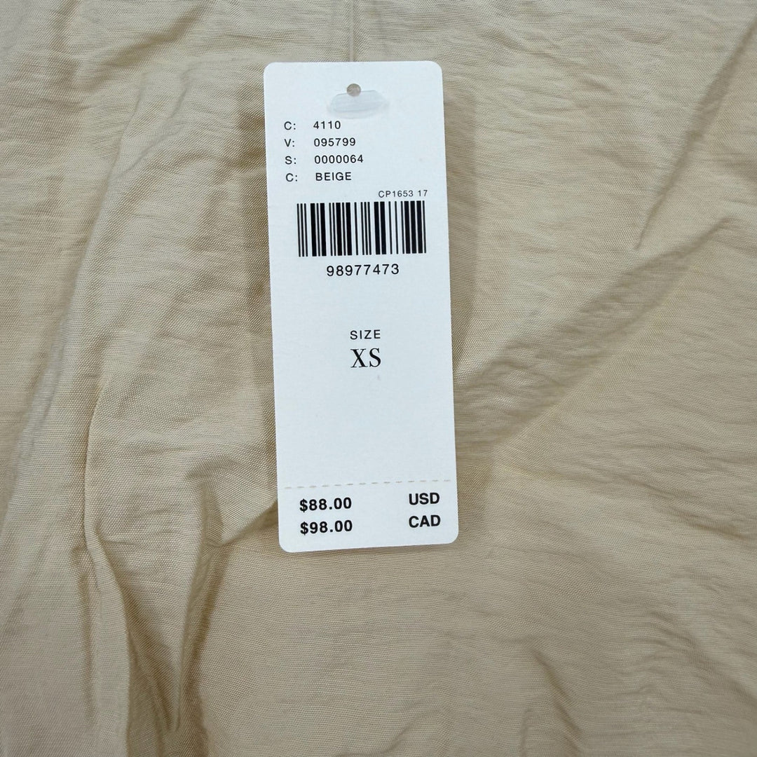 Anthropologie The Della Pleated-Waist Shell Top Size XS