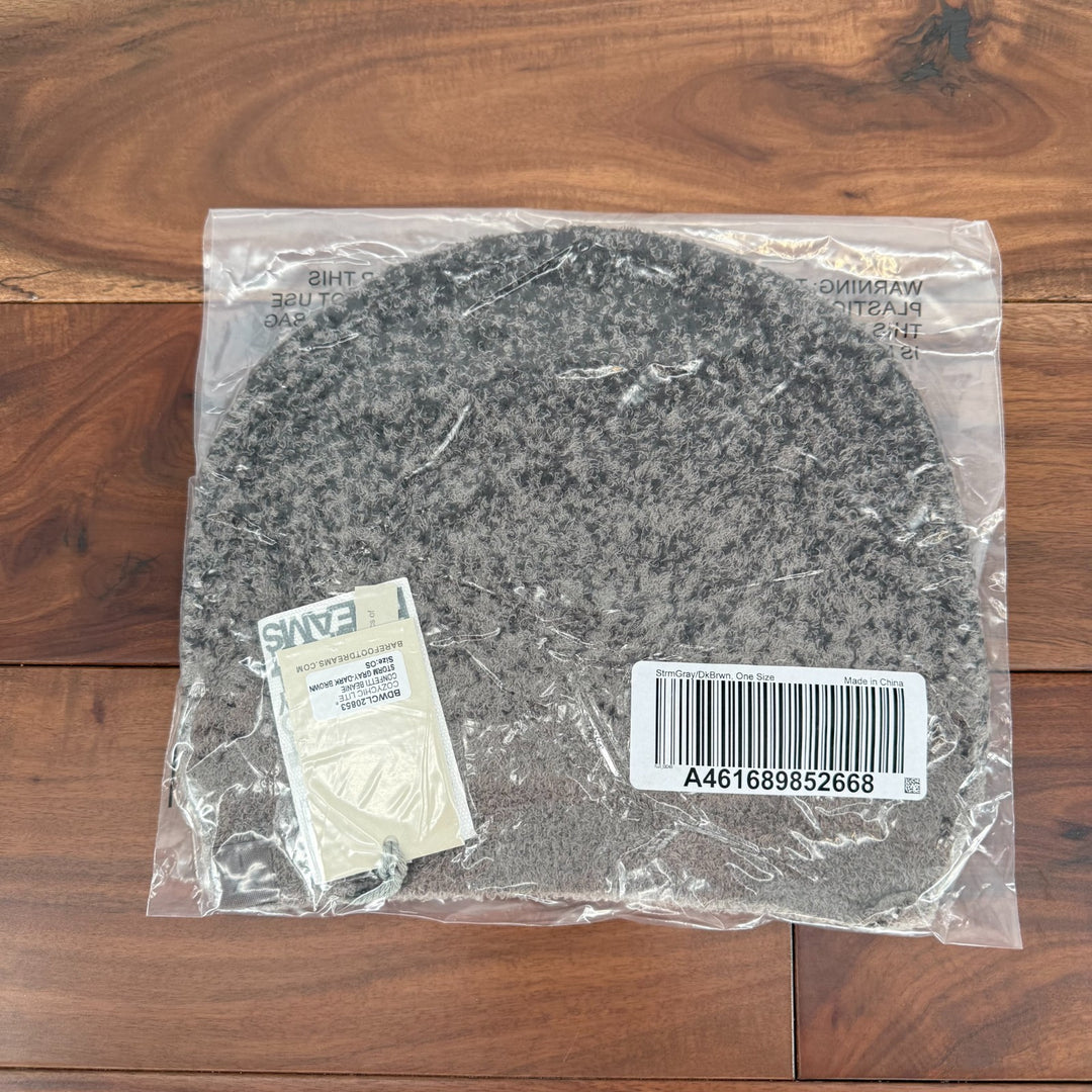 Barefoot Dreams CozyChic Lite Confetti Beanie Hat Women OS Storm Gray Dark Brown