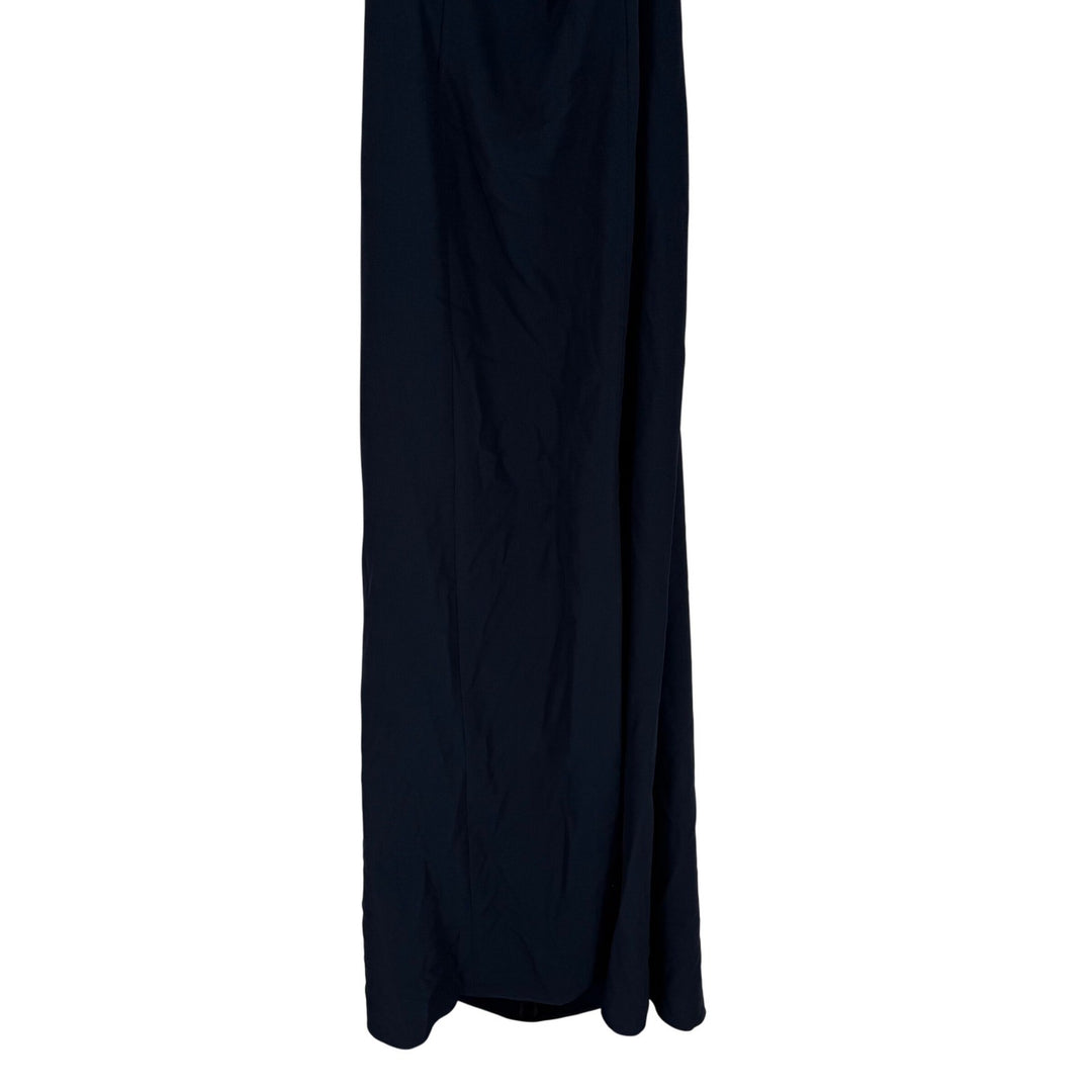 Thread Midnight Crepe Halter Neck Maxi Dress Size L