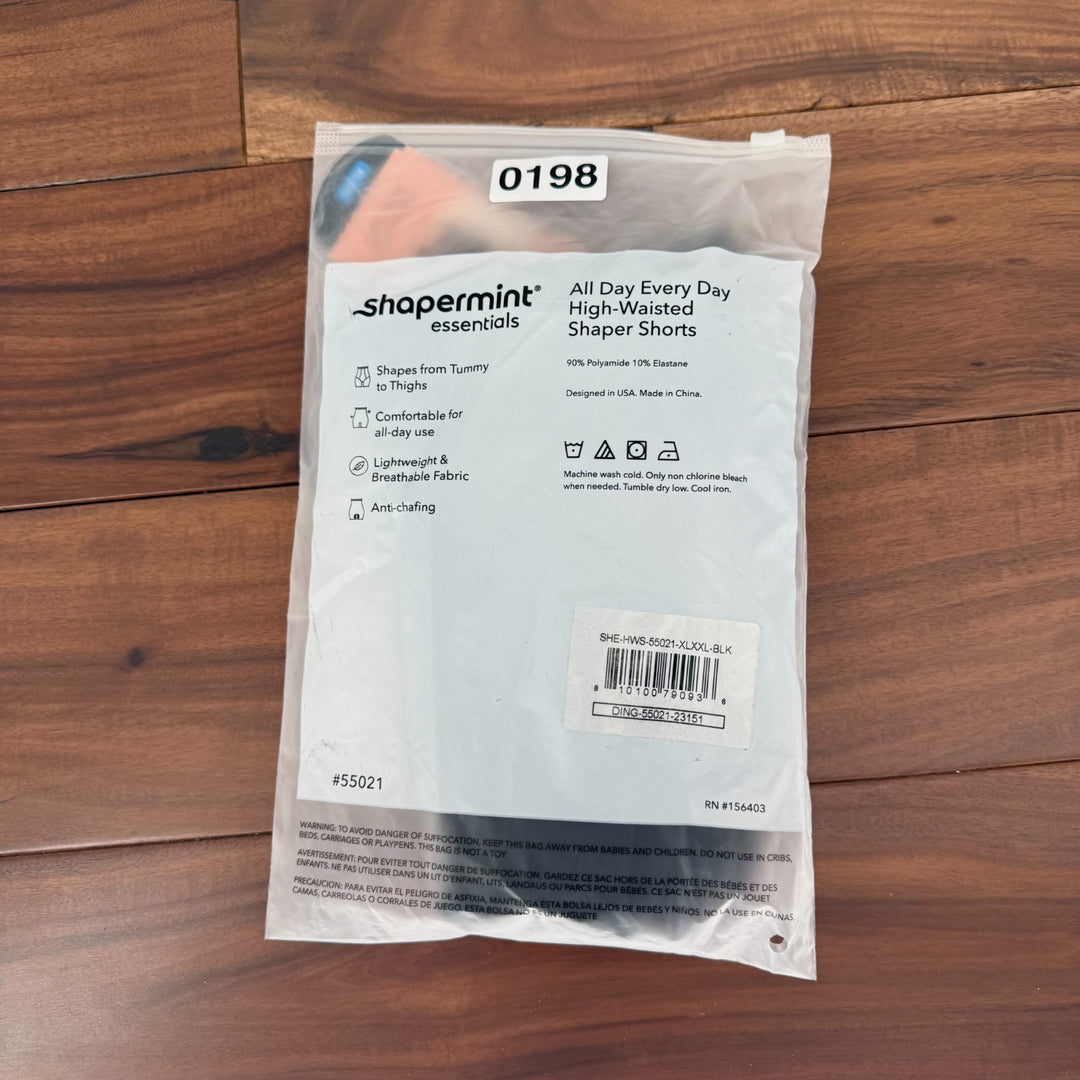 Shapermint Essentials All Day Every Day High-Waisted Shaper Shorts Womens XL/2XL