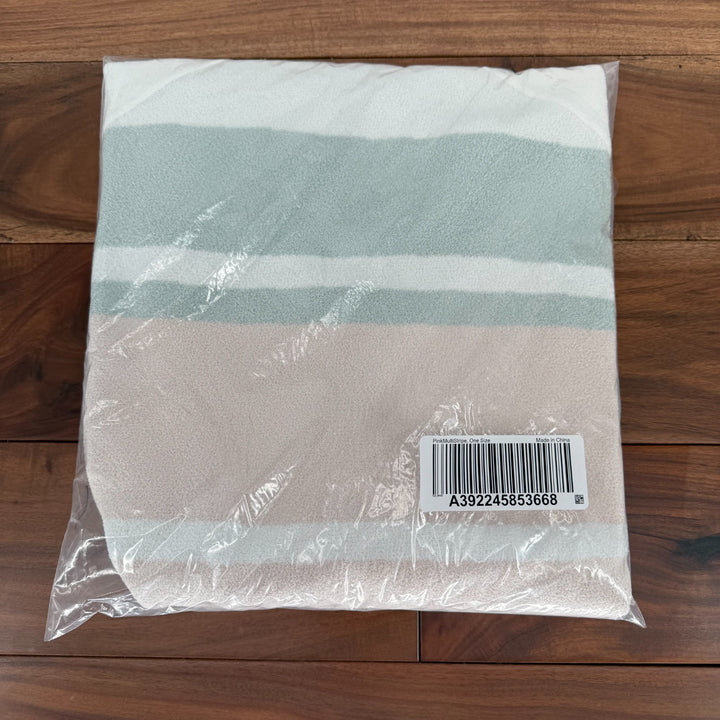 Barefoot Dreams CozyChic Ultra Lite Ocean Breeze Poncho Multi Stripe