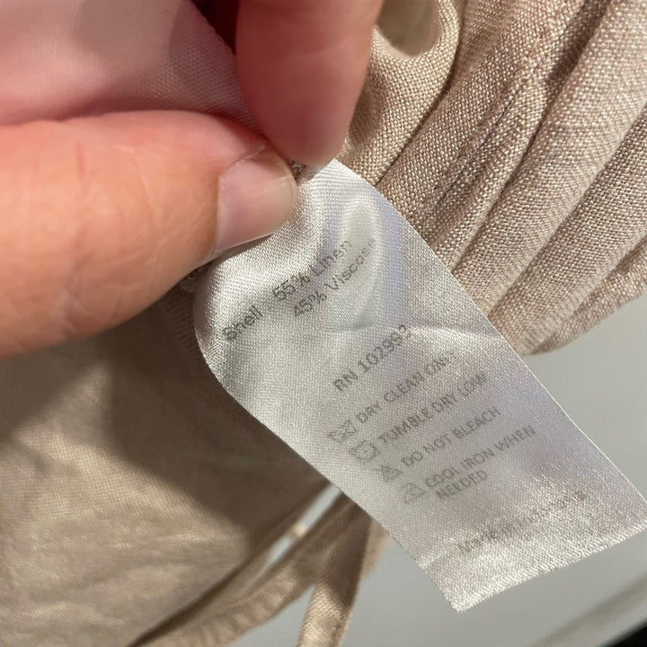 Rosetta Getty X RTR Oatmeal Apron Jumpsuit Size 6