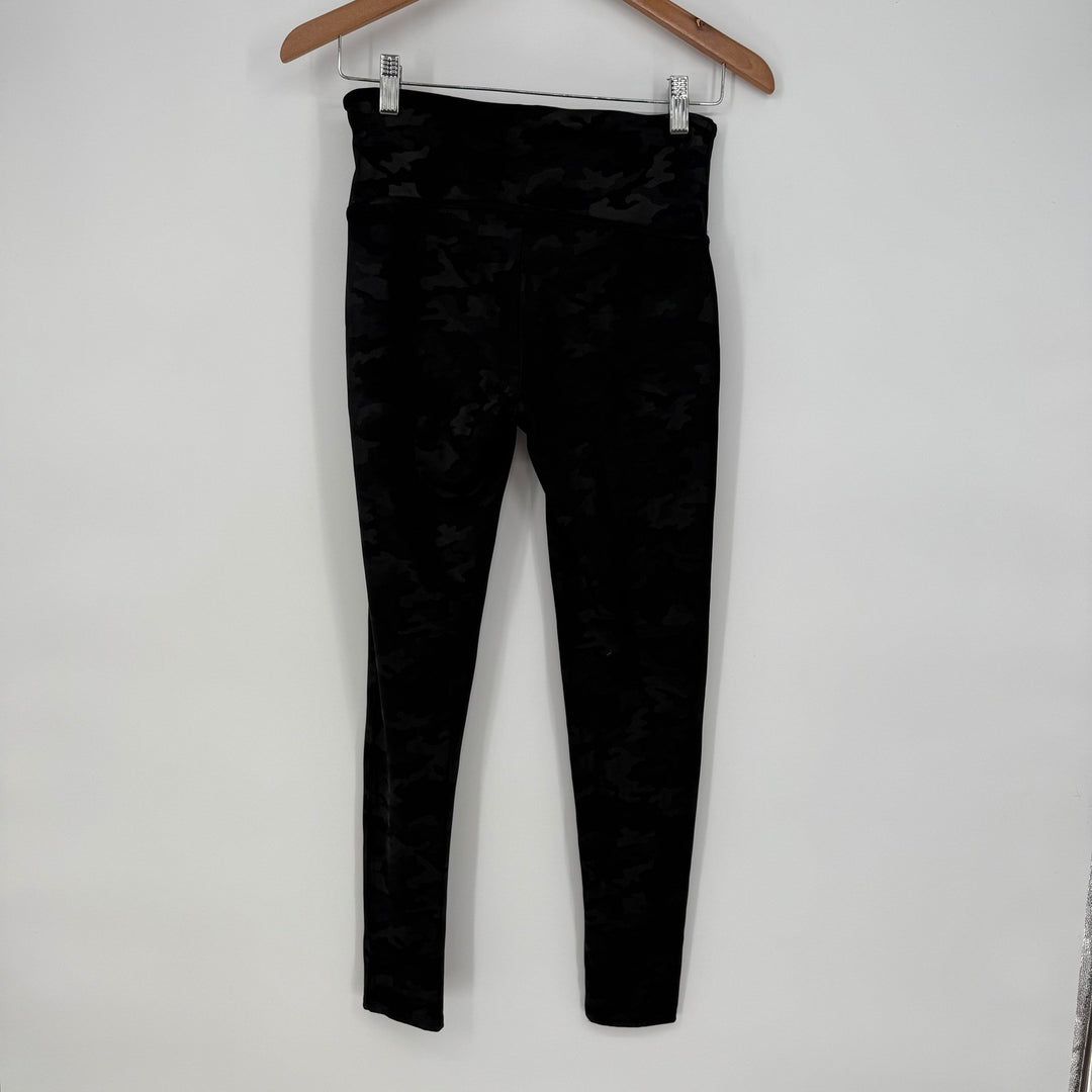 Spanx Camo Print High Waisted Active Leggings Size L