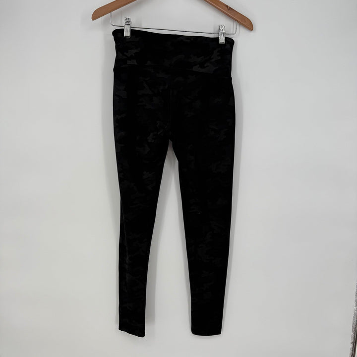 Spanx Camo Print High Waisted Active Leggings Size L