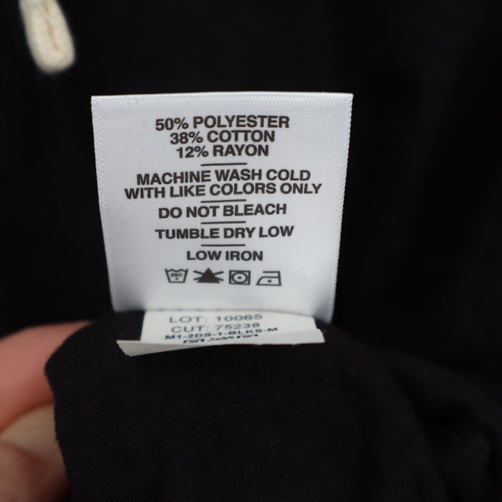 American Giant Full Zip Hoodie Black Made in USA Lightweight Size M