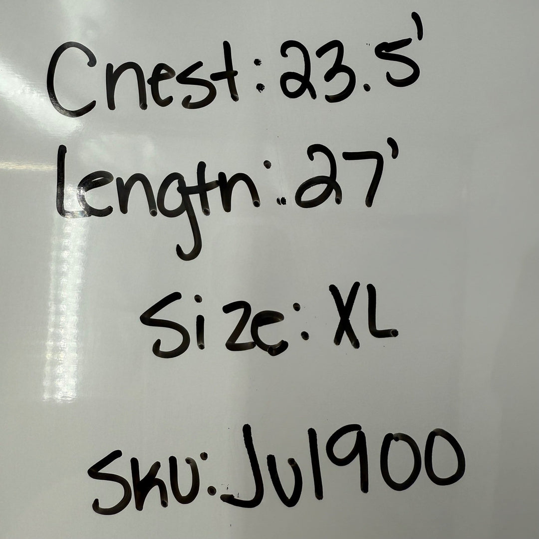 Pretty Garden Navy Blue Puff Sleeve Button Down Shirt Women's XL Casual