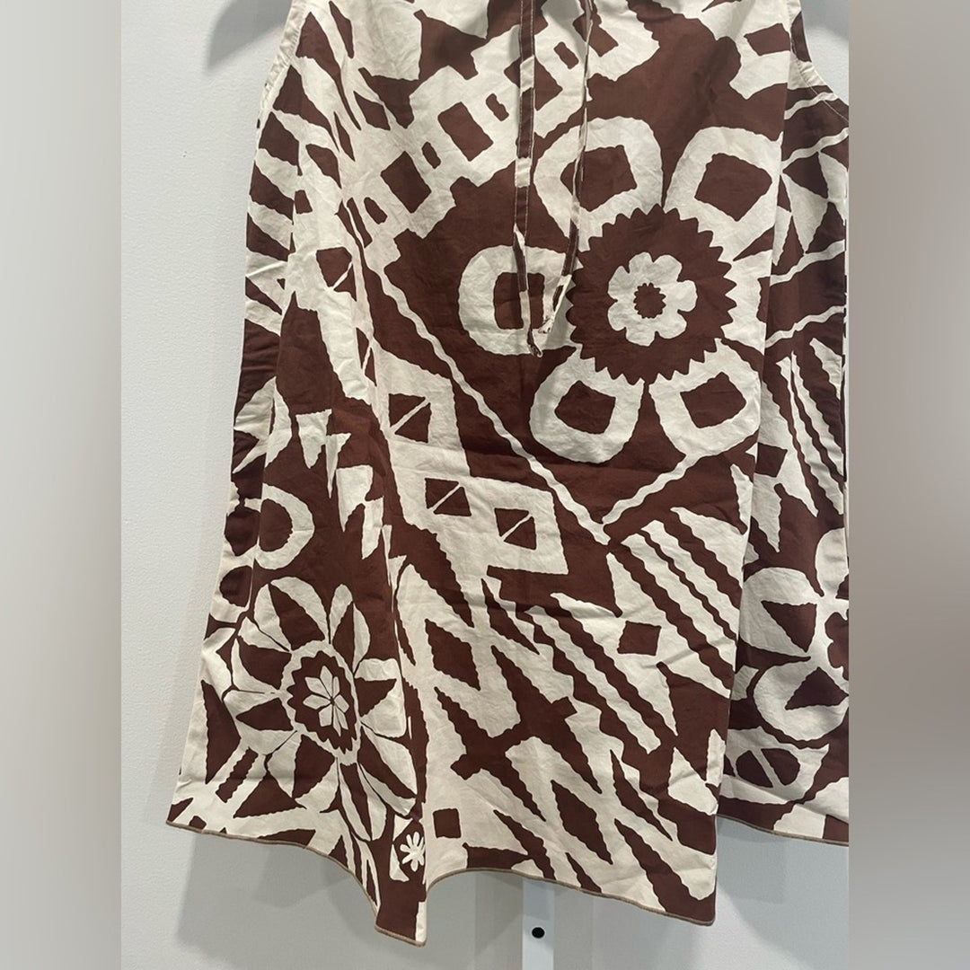 BDG Eva Tie-Front Ruched Strap Trapeze Mini Dress Size XXS