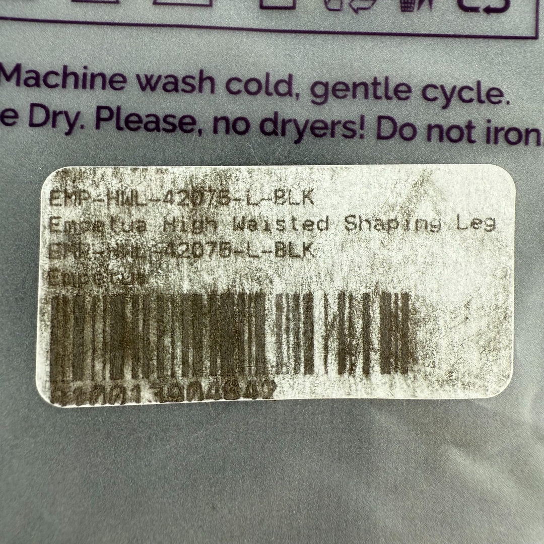 Shapermint Empetua High Waisted Shaping Ankle Leggings Women Large Black Stretch