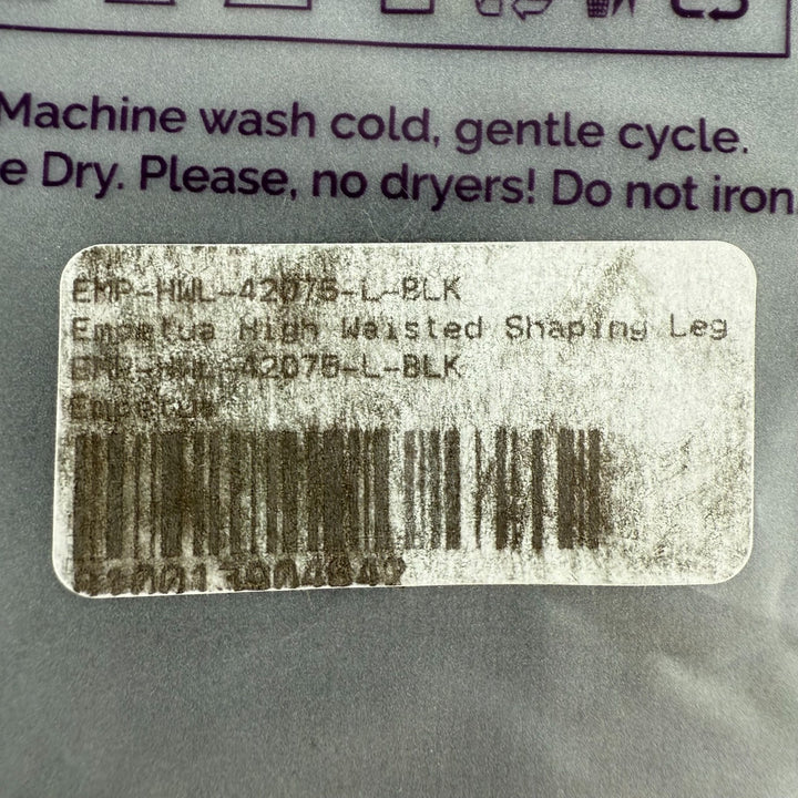 Shapermint Empetua High Waisted Shaping Ankle Leggings Women Large Black Stretch