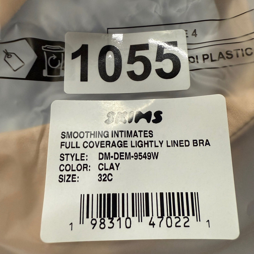 SKIMS Smoothing Intimates Full Coverage Lightly Lined Bra Clay 32C