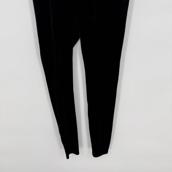 SPANX Velvet Leggings High Waisted Lounge Pants Black Size L