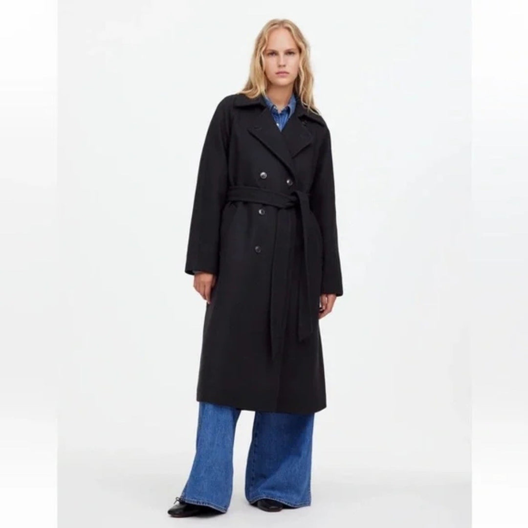 Madewell Double-Breasted Trench Coat Size L