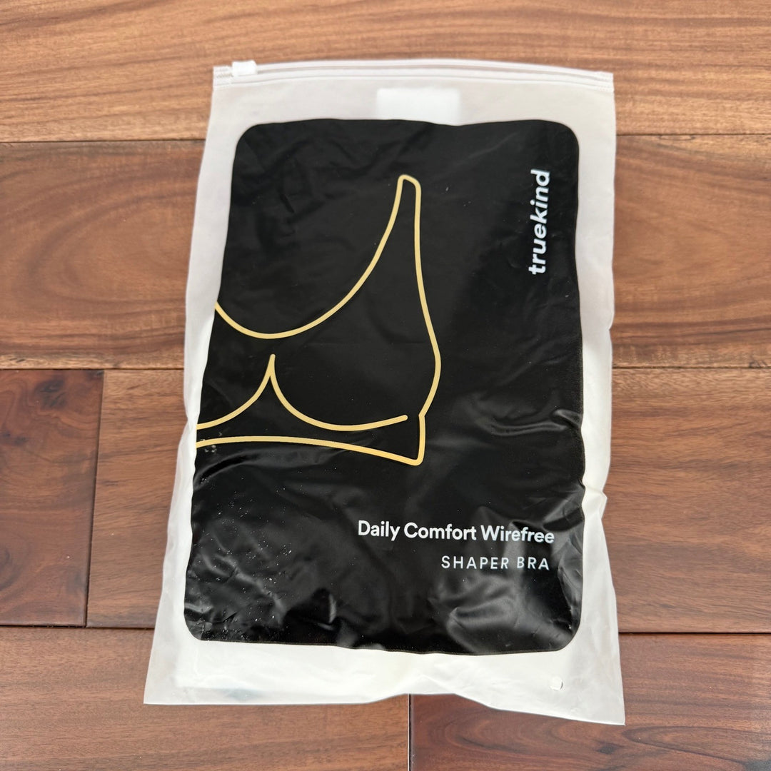 Truekind Daily Comfort Wirefree Shaper Bra White 2XL New