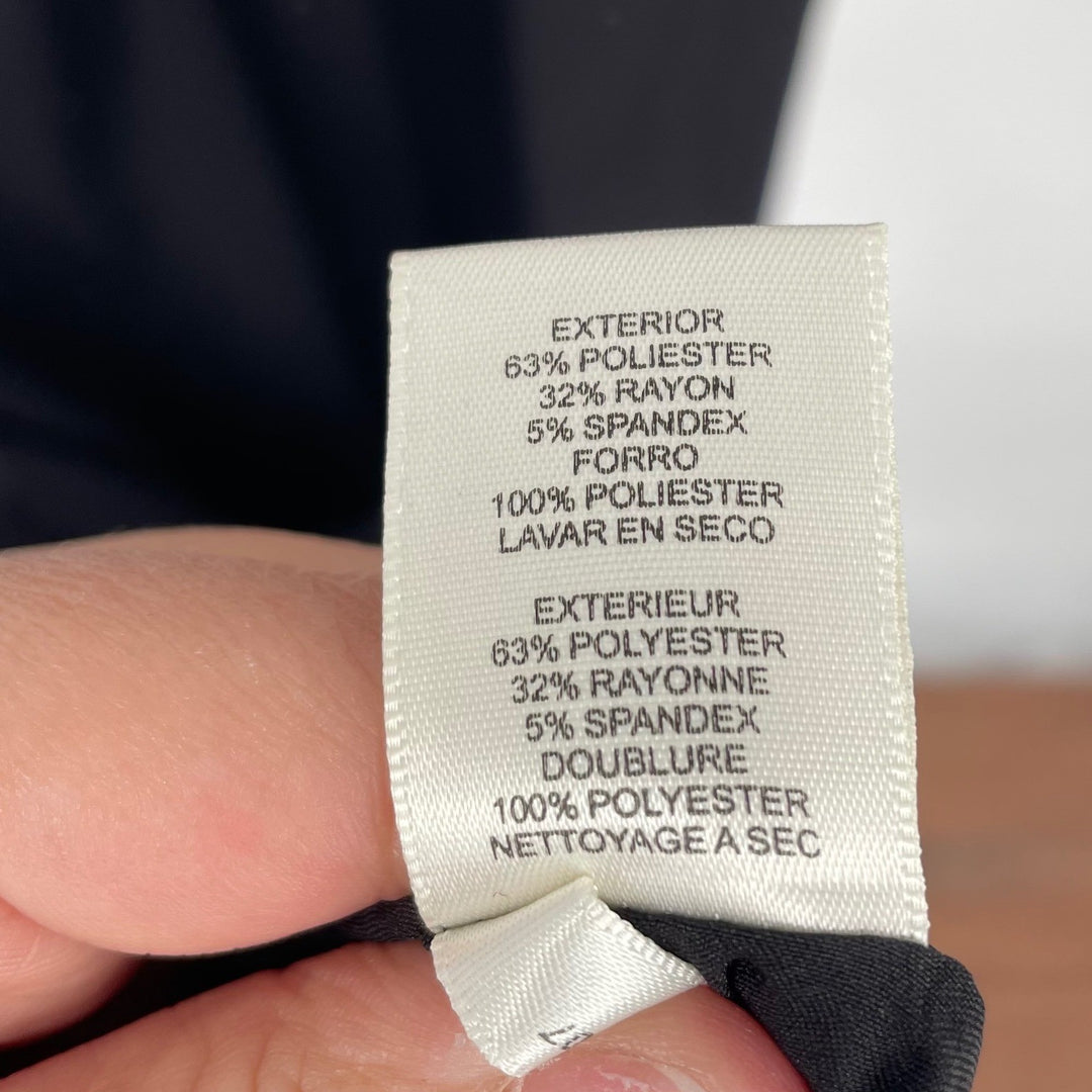 Eliza J Black Off Shoulder Ruched Mermaid Formal Gown Size 0