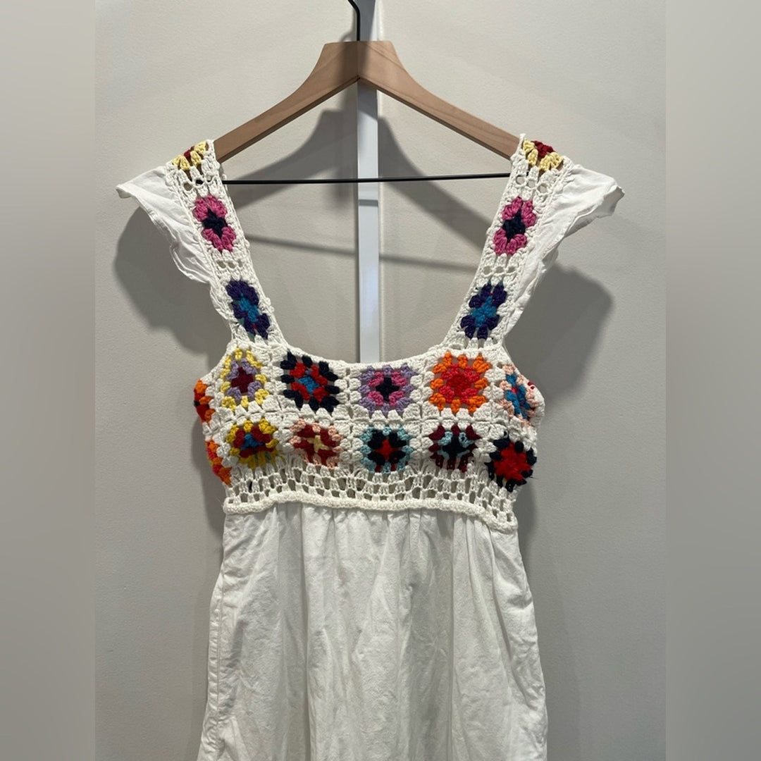 Slate & Willow Crochet Midi Dress Size XS
