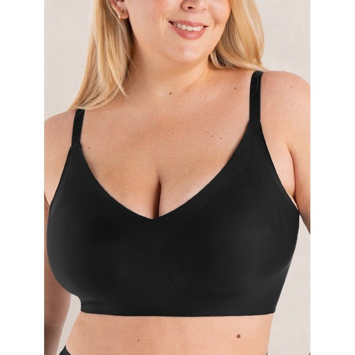Shapermint Essentials Black Daily Comfort Wireless Shaper Bra Size L