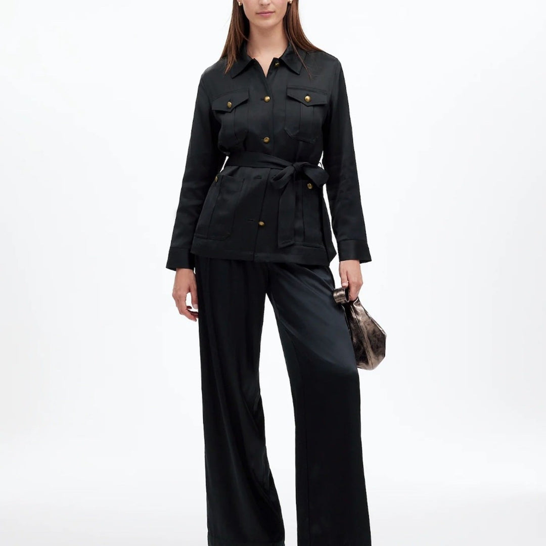 Madewell Double-Faced Satin Safari Jacket Size XXS