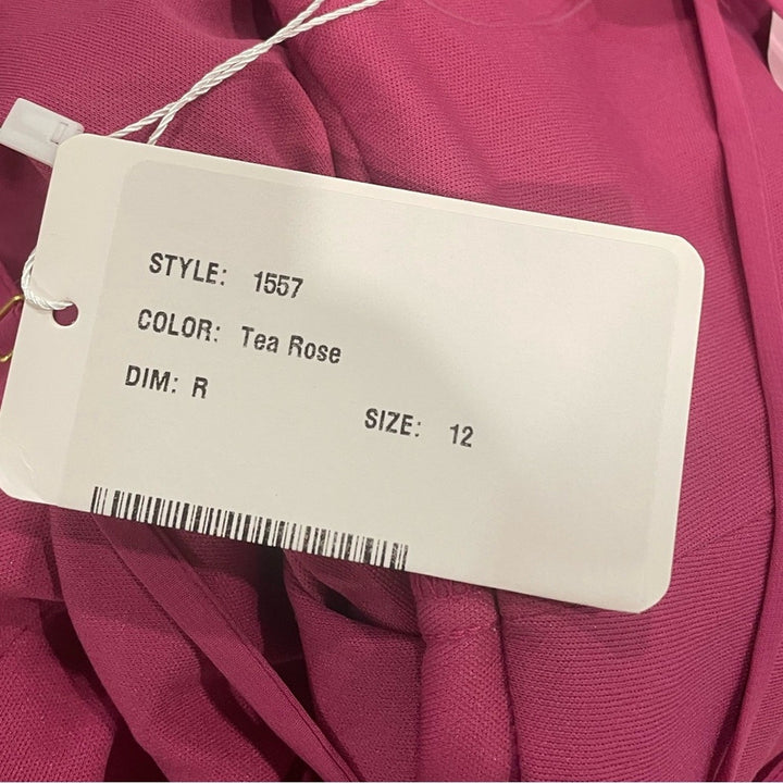 After Six Faux Wrap Criss Cross Back Maxi Dress Size 12