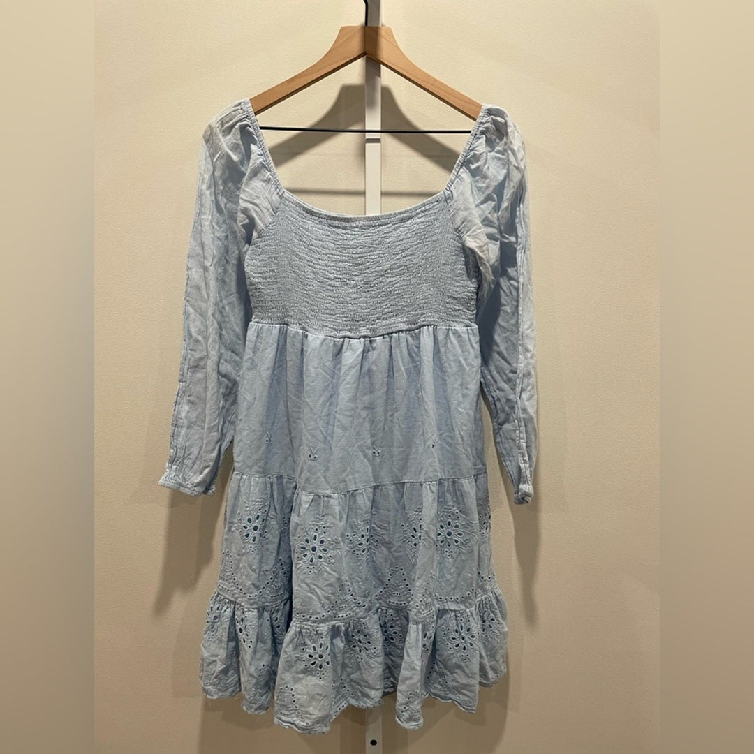 Area Stars Eyelet Trim Dress Size S
