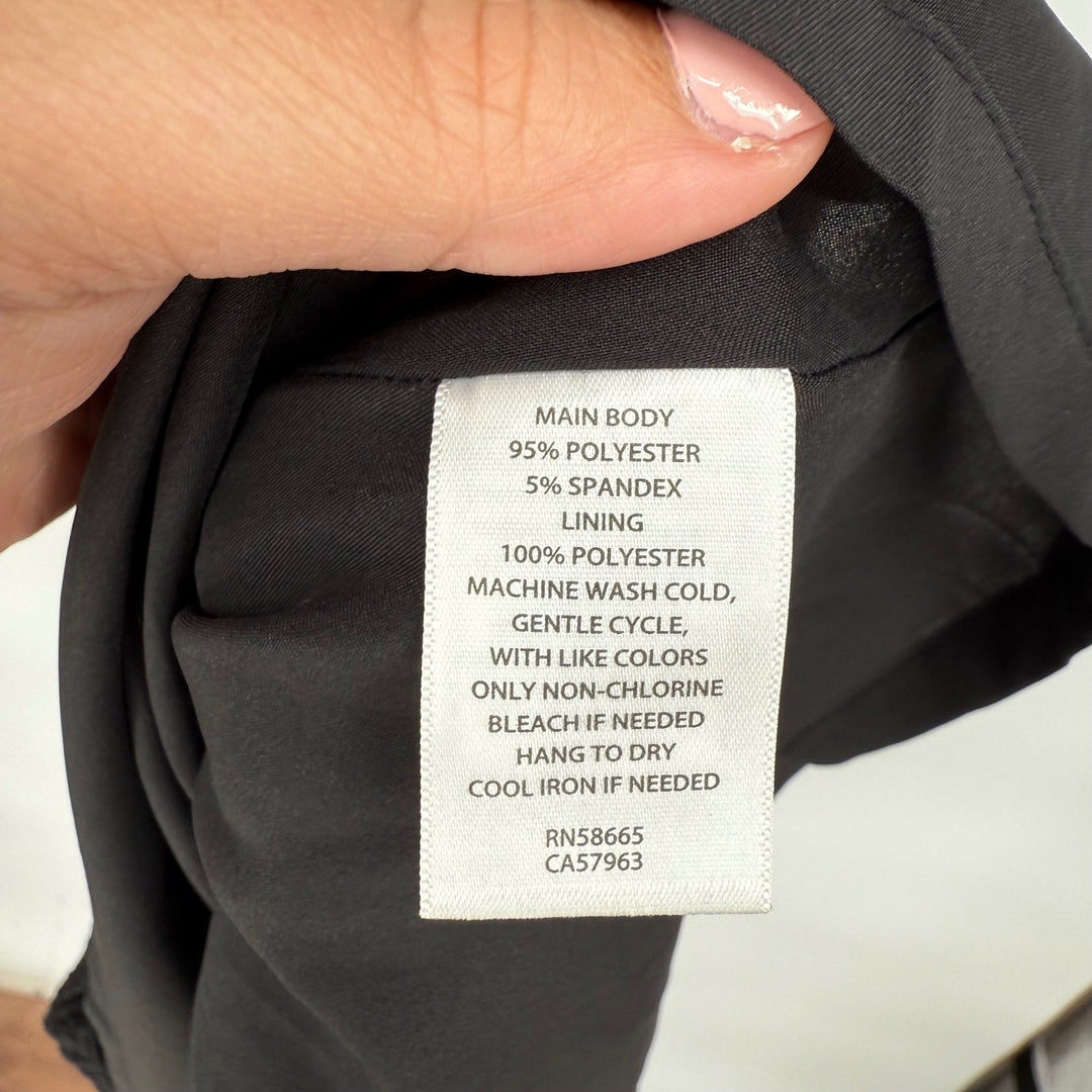 Chelsea 28 Black Textured Jacquard Tiered Midi Dress Size XS