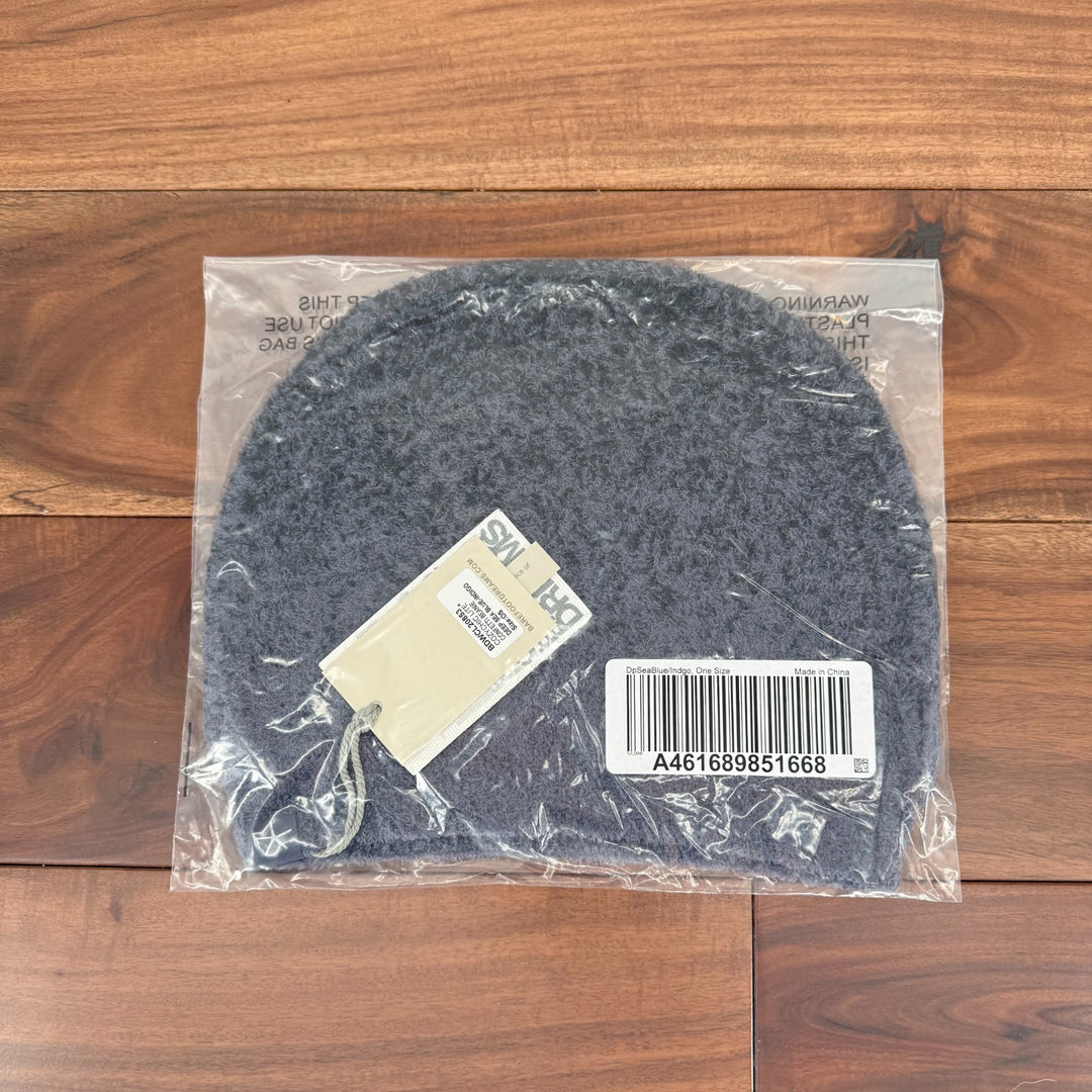 Barefoot Dreams CozyChic Lite Confetti Beanie Hat Womens OS Deep Sea Blue Indigo