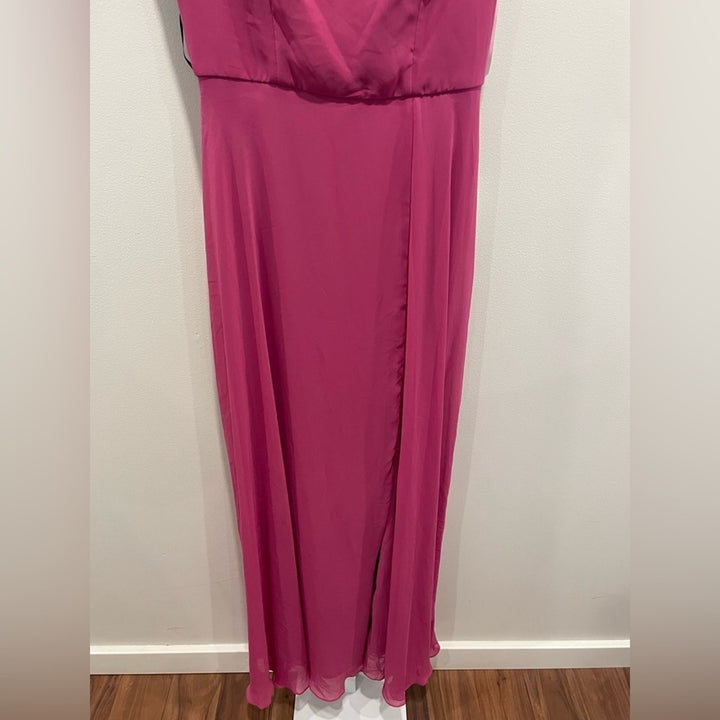 After Six Contoured Wide Strap Sweetheart Maxi Dress Size 4