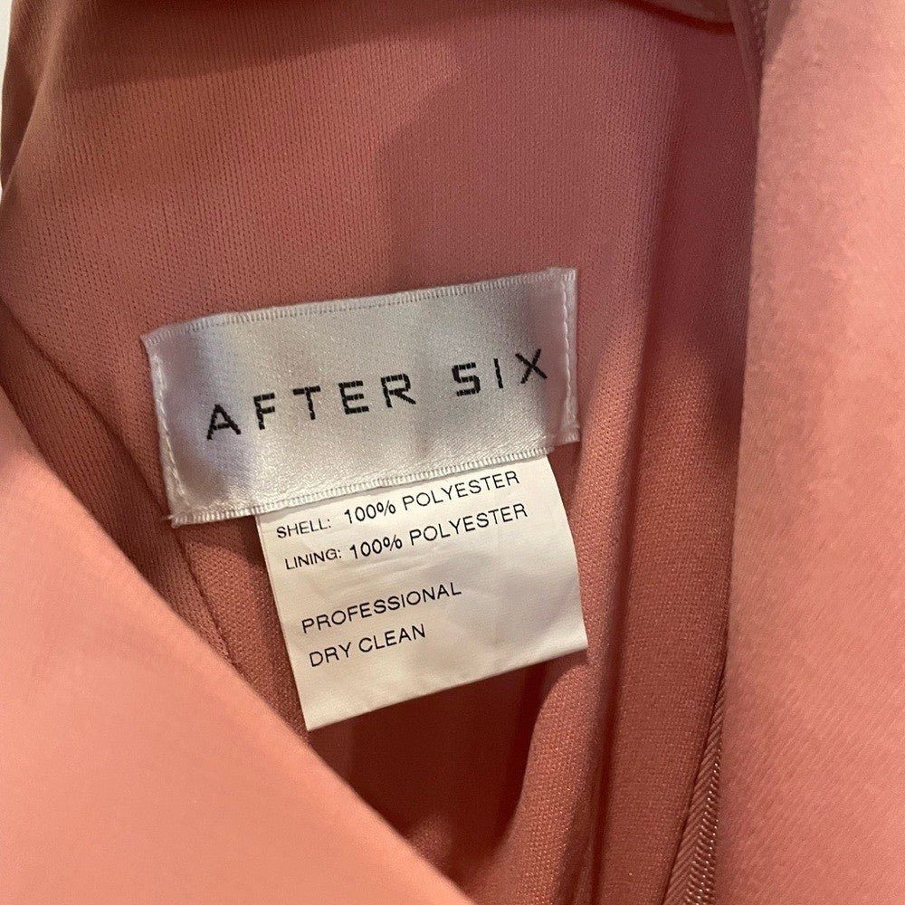 After Six One-Shoulder Chiffon Maxi Dress Size 2