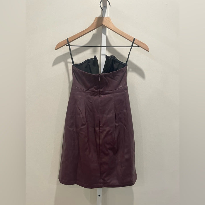 Ashley Park X RTR Voila Vegan Leather Dress Size 2