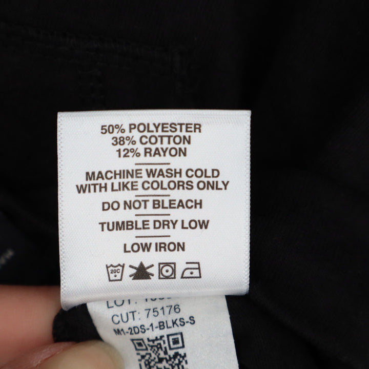 American Giant Womens Black Full Zip Hoodie Made in USA Size S