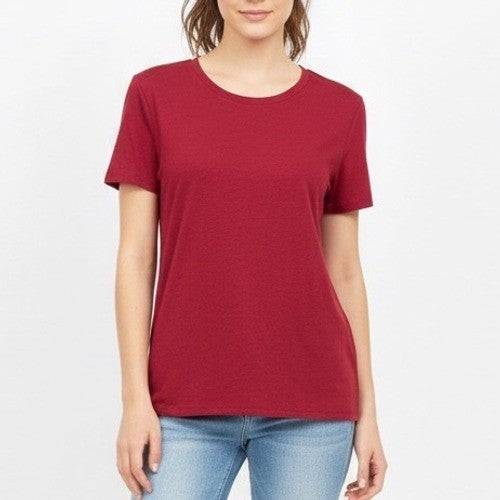 American Giant Women's Crew Neck Tee Size L Made in USA Short Sleeve