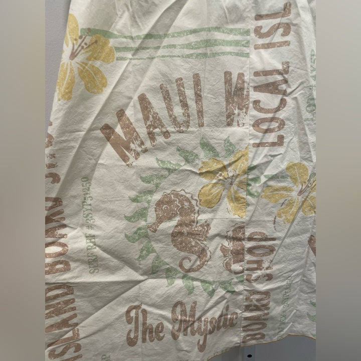 BDG Eva Tie-Front Ruched Strap Trapeze Mini Dress Size XS