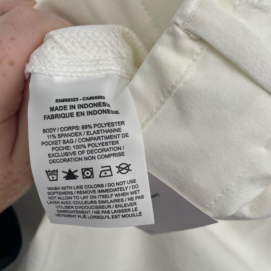 Nike Dri-FIT Standard Fit Womens Golf Shorts Size XS White Casual Active