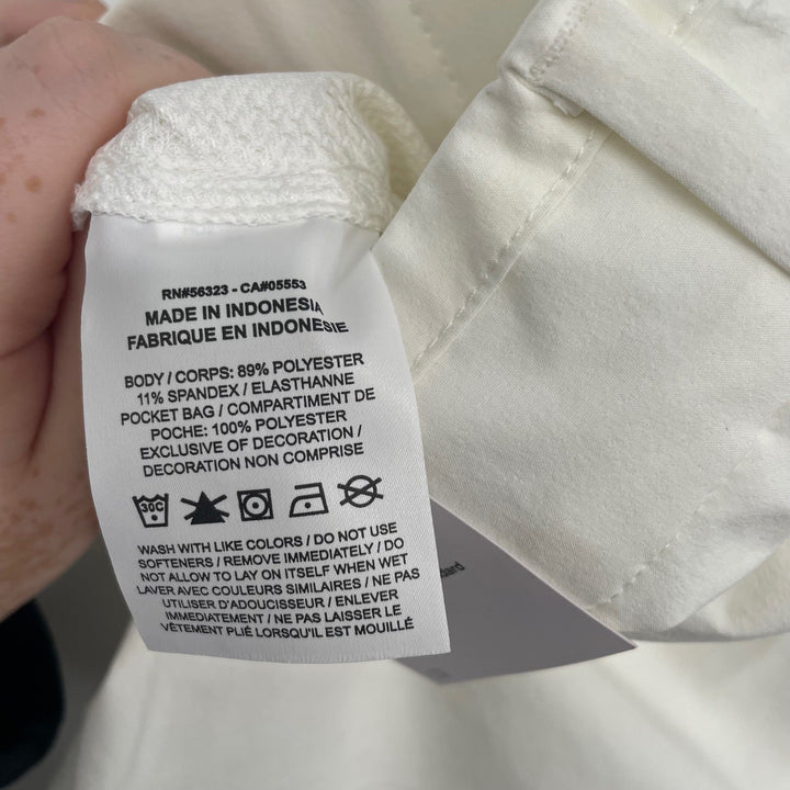 Nike Dri-FIT Standard Fit Womens Golf Shorts Size XS White Casual Active