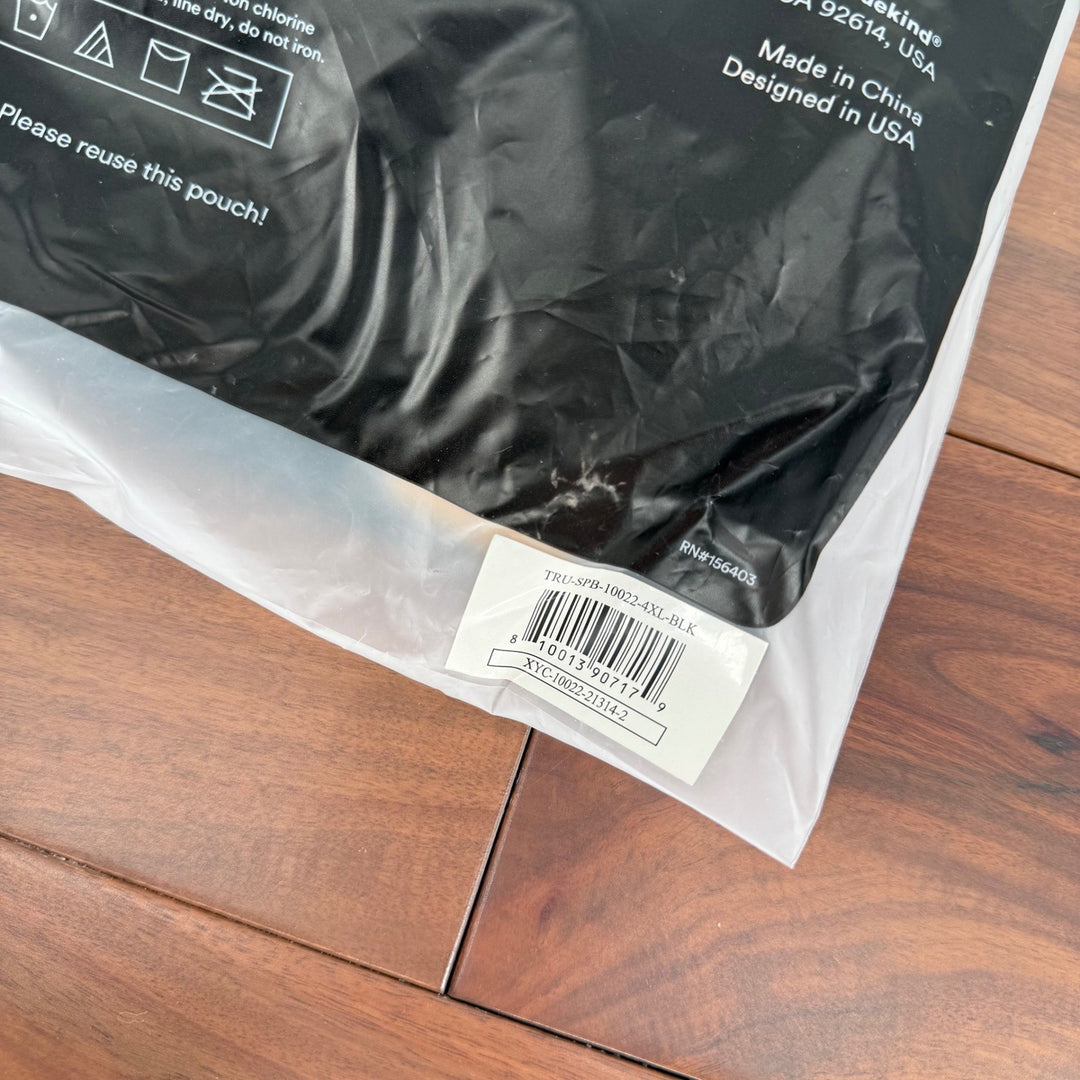 Truekind Daily Comfort Wirefree Shaper Bra 4XL Black New