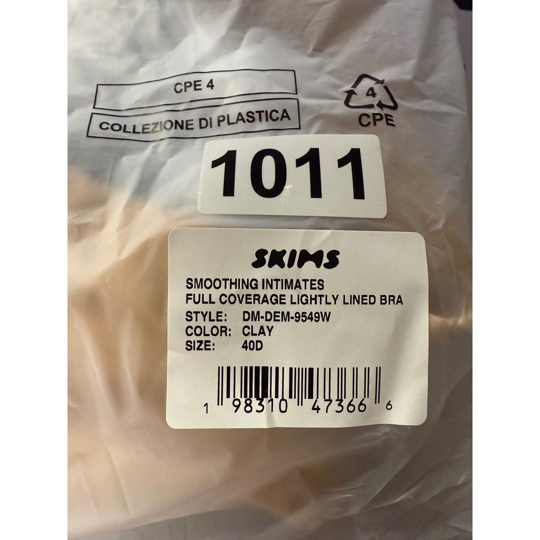 SKIMS Smoothing Intimates Full Coverage Lightly Lined Bra 40D