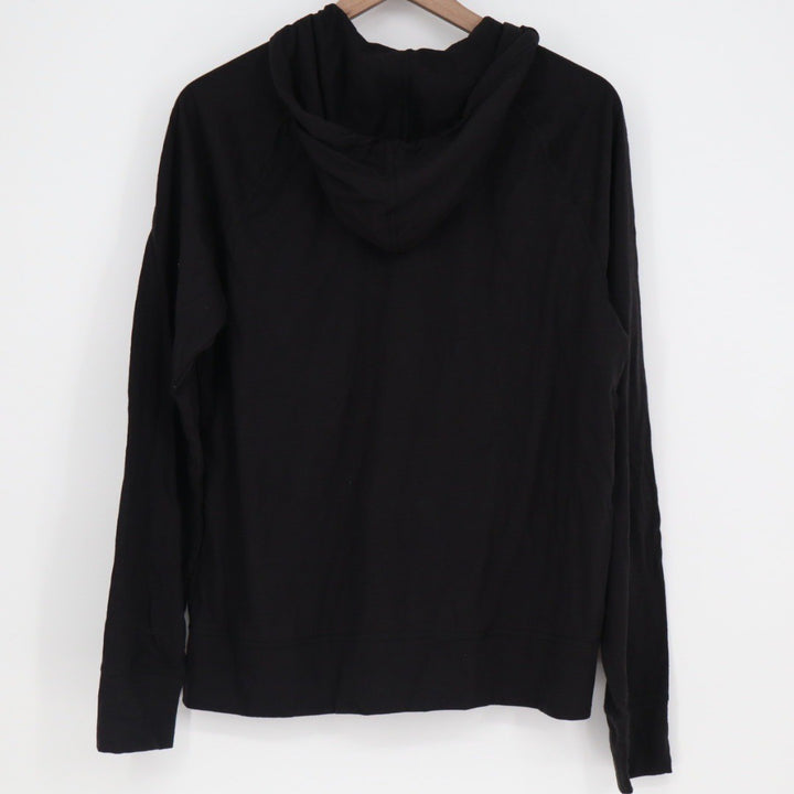 American Giant Womens Black Full Zip Hoodie Sweatshirt Size M Made in USA