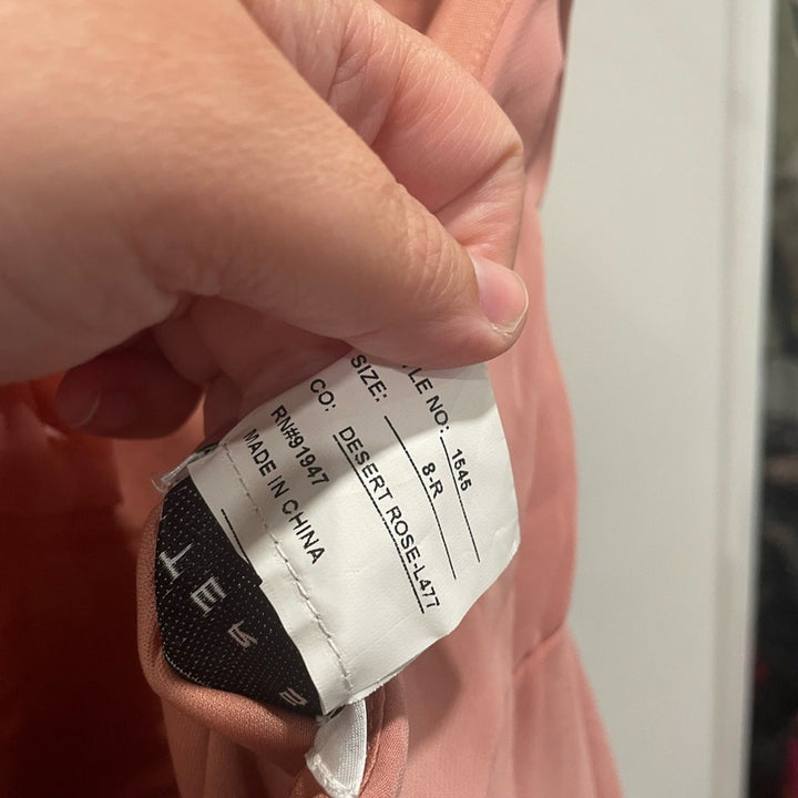 After Six High Neck Halter Backless Maxi Dress Size 8