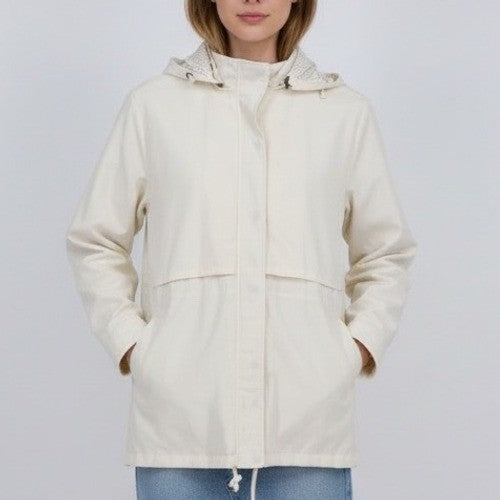 cupcakes and cashmere Women's Kiernan Hooded Jacket Size L