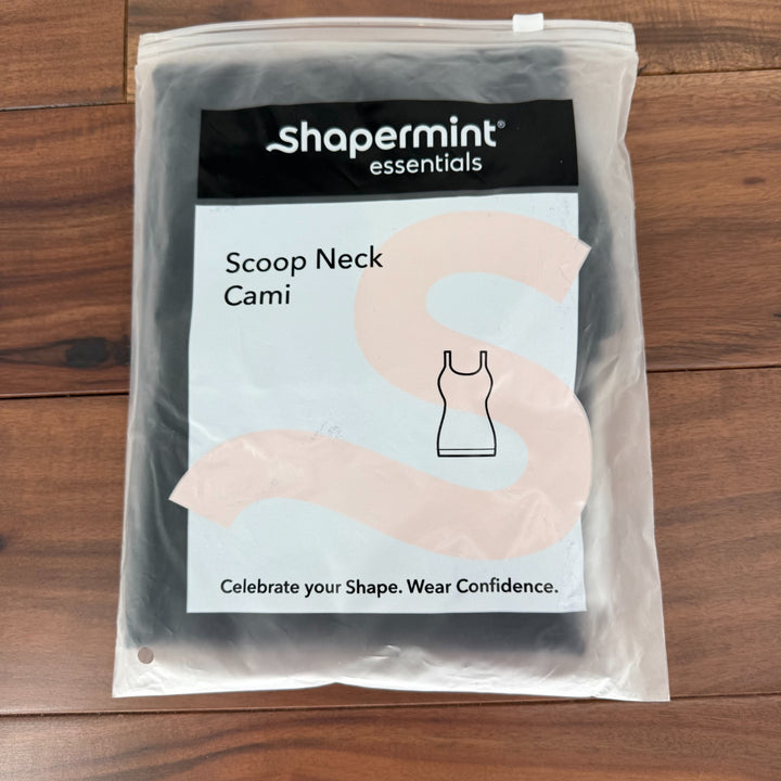 Shapermint Essentials All Day Every Day Scoop Neck Cami Top Womens 3XL Black