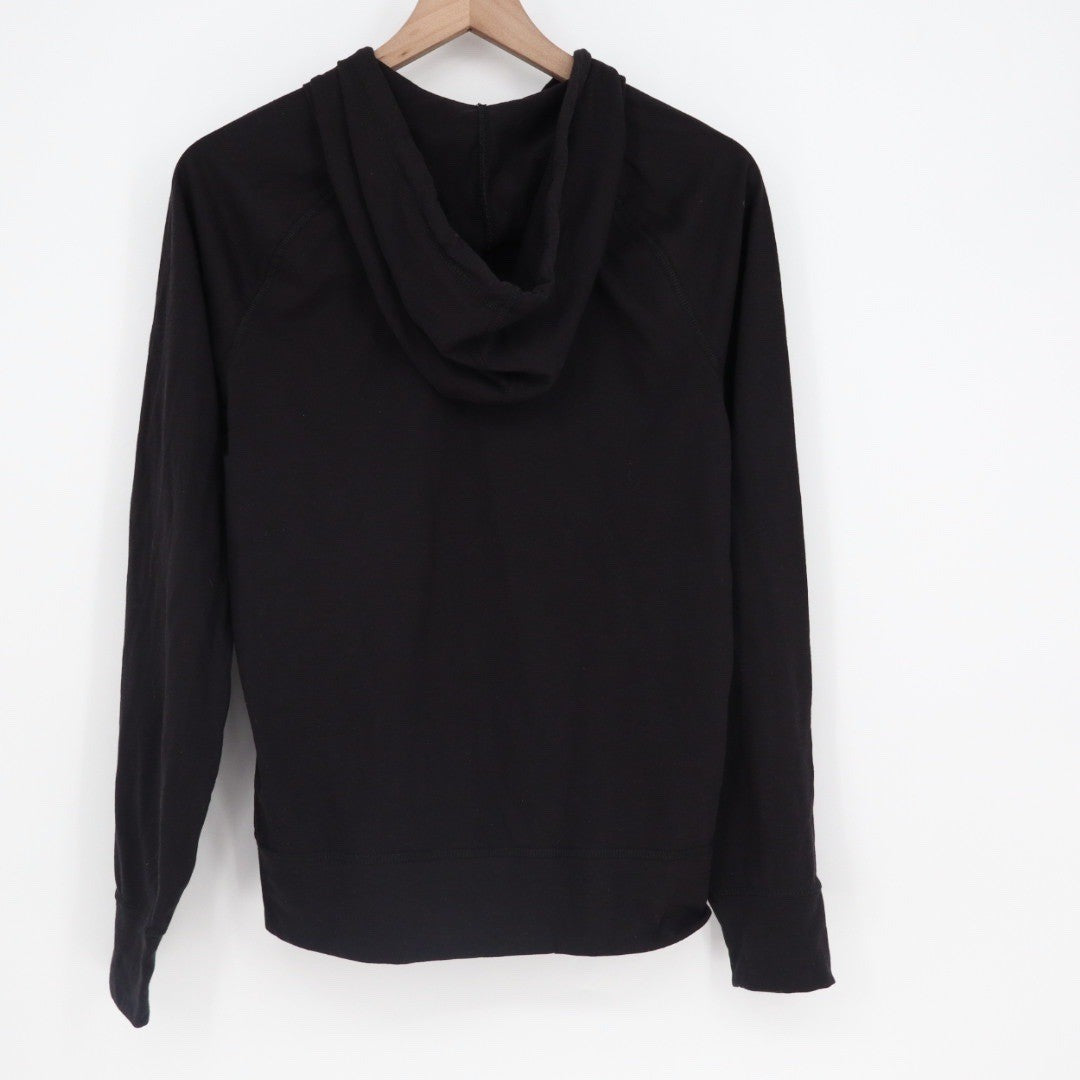 American Giant Full Zip Hoodie Black Made in USA Size S