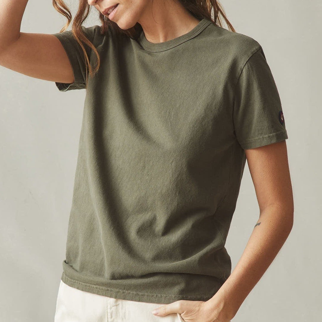 American Giant Women's Crew Tee Size S Made In USA