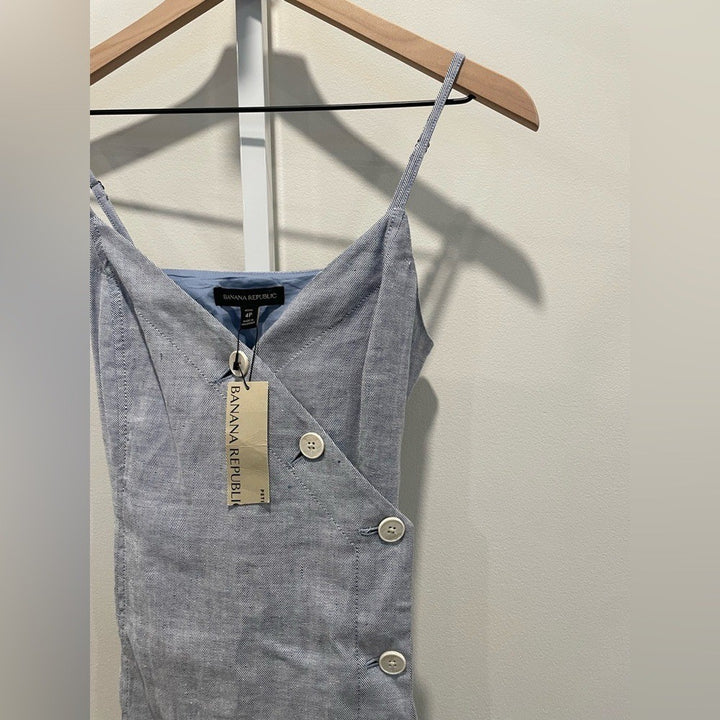 Banana Republic Button-Front Mini Dress Size 4