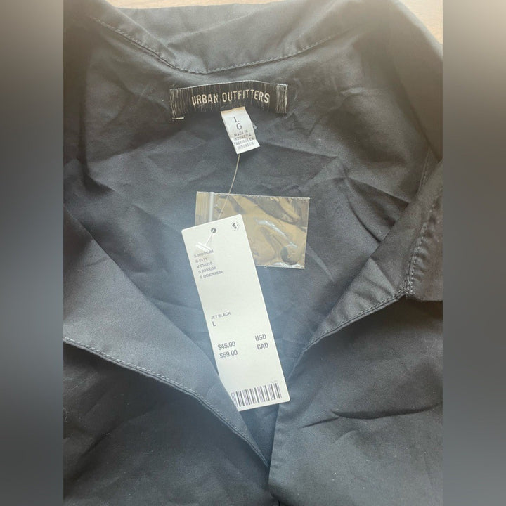 Urban Outfitters Party Girl Cotton-Blend Button Down Sleeveless Top Size L