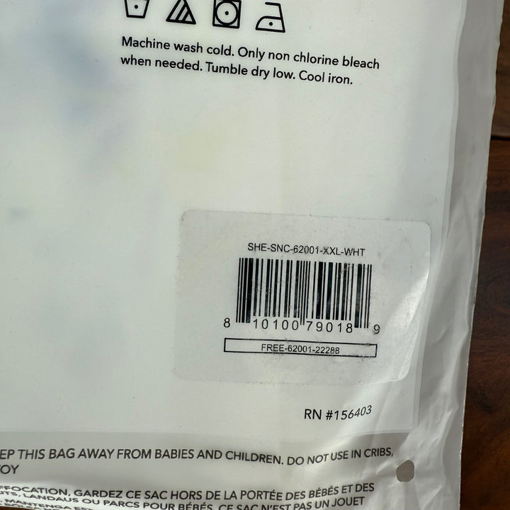 Shapermint Essentials Scoop Neck Cami Smoothing Shaping Top White XXL New