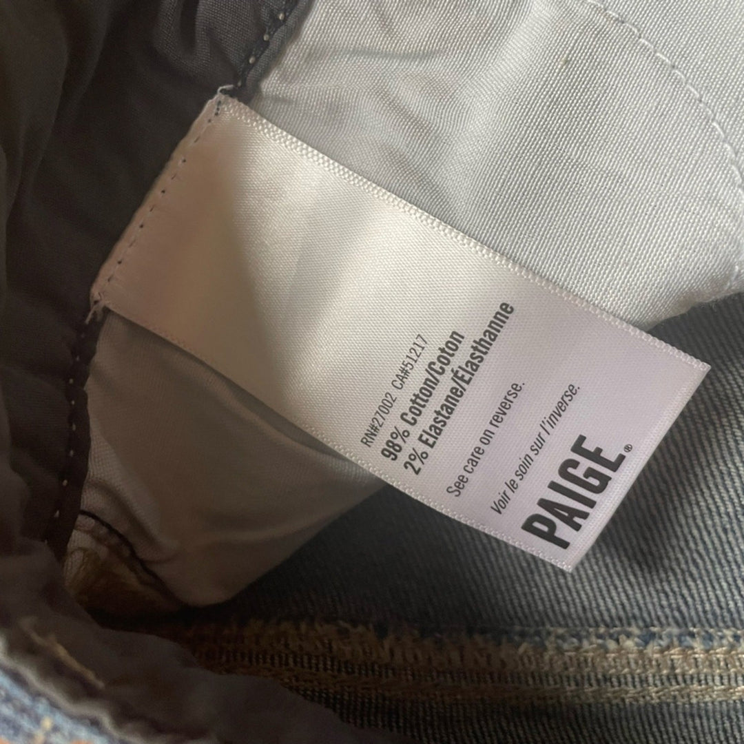 Paige Denim Mini Skirt Dabney Size 26