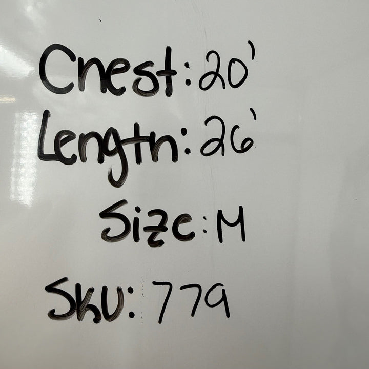 Thread & Supply Plaid Flannel Shirt Button Down Long Sleeve Navy Ivory M