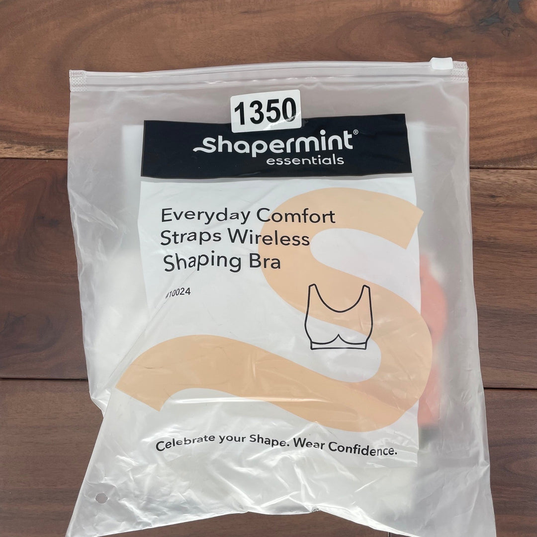 Shapermint Everyday Comfort Straps Wireless Shaping Bra White Size M