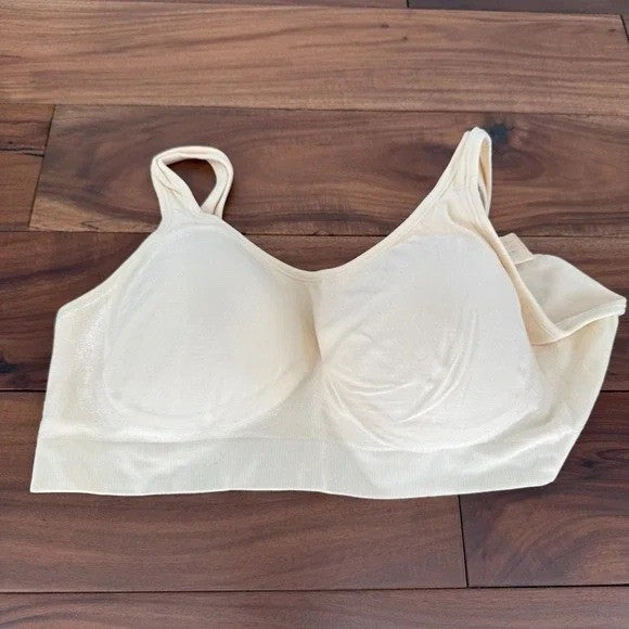 Truekind Daily Comfort Wirefree Shaper Bra Beige Size L