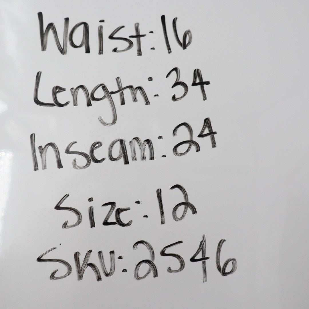 American Giant Black Bootcut Pants Made in USA Size 12